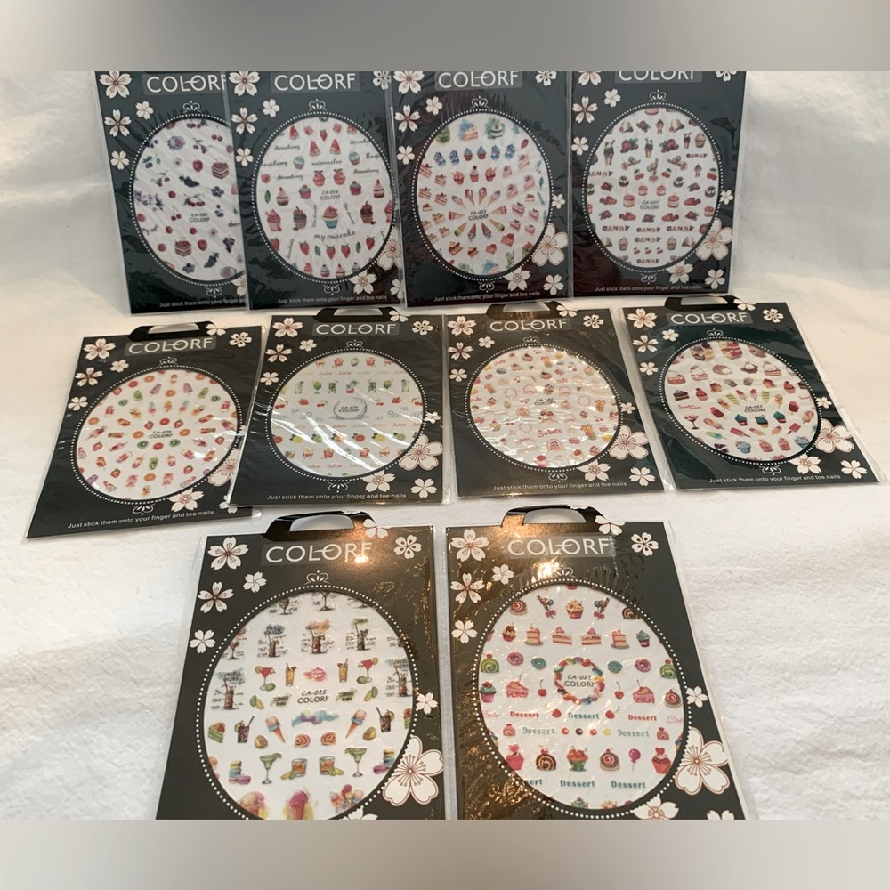 Nail art decals